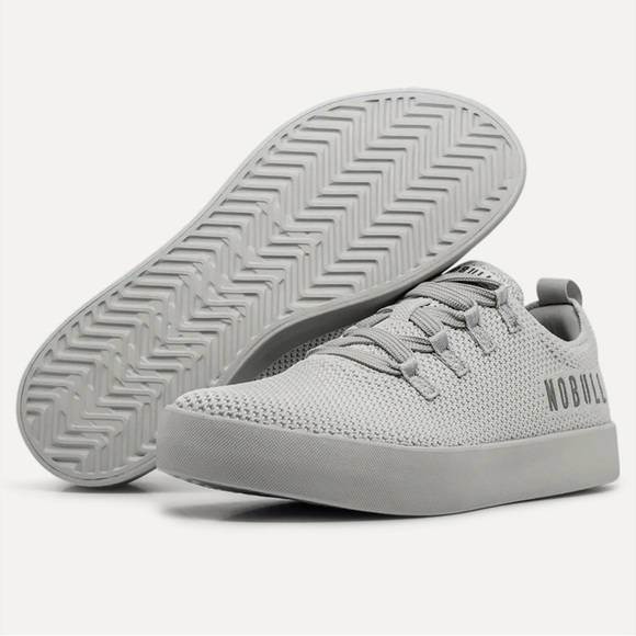 NOBULL Gray Minimalist Sneakers with Breathable Mesh - Picture 2 of 5